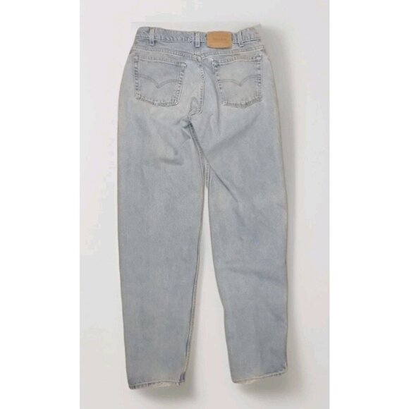 VTG Levi's 560 Jeans Men 34x36 Blue Light Wash Loose Fit Tapered Leg Red Tab Y2K - Picture 8 of 11